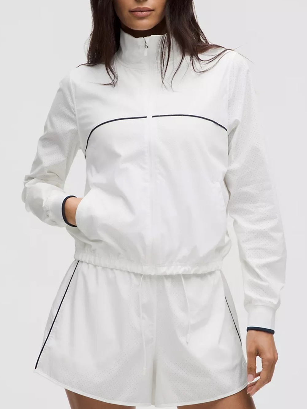 Lululemon Court Rival Track Jacket Perforated